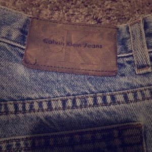 CAlvin Klein jeans higher rise cutoff